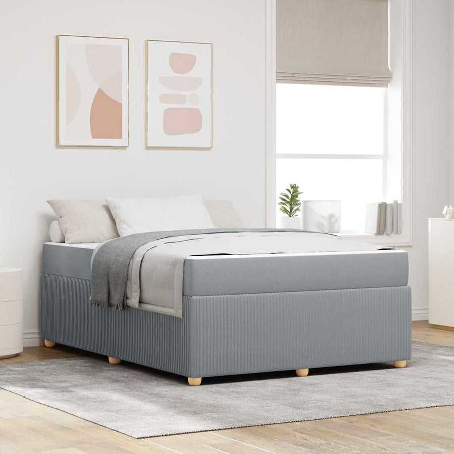 Bedframe Anders Lichtgrijs 140 x 200 cm Stof
