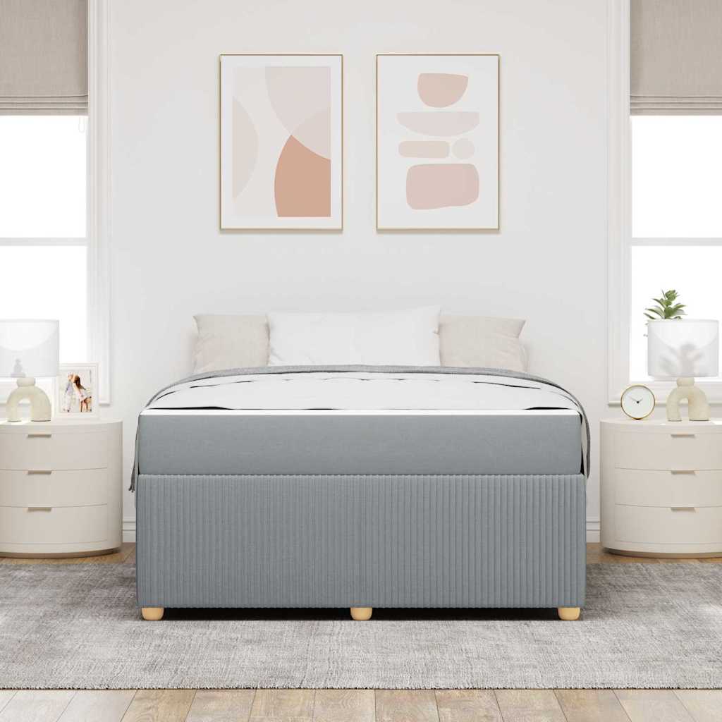 Bedframe Anders Lichtgrijs 140 x 200 cm Stof
