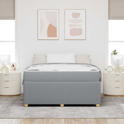 Bedframe Anders Lichtgrijs 140 x 200 cm Stof