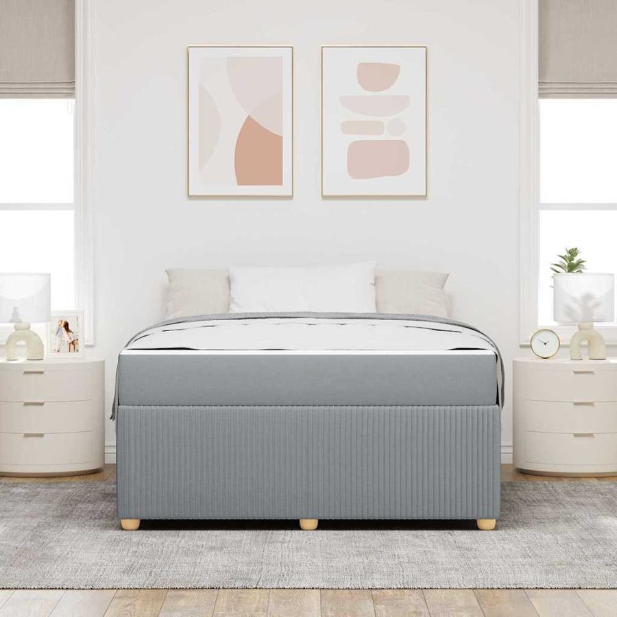 Bedframe Anders Lichtgrijs 140 x 200 cm Stof