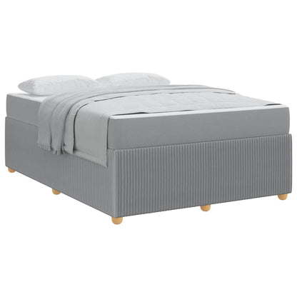 Bedframe Anders Lichtgrijs 140 x 200 cm Stof