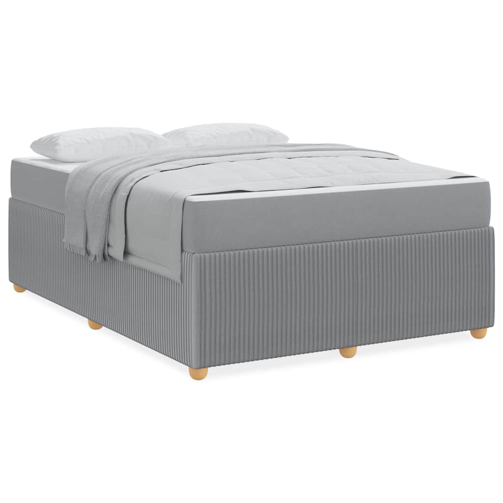 Bedframe Anders Lichtgrijs 140 x 200 cm Stof