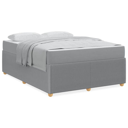 Bedframe Anders Lichtgrijs 140 x 200 cm Stof