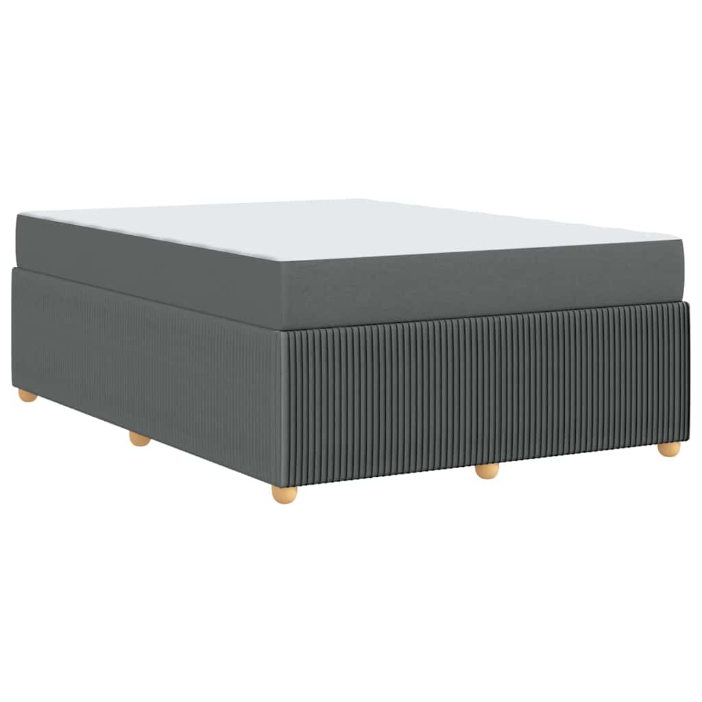Bedframe Anders Donkergrijs 140 x 200 cm Stof