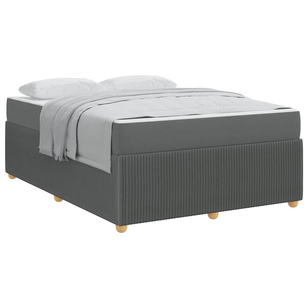 Bedframe Anders Donkergrijs 140 x 200 cm Stof