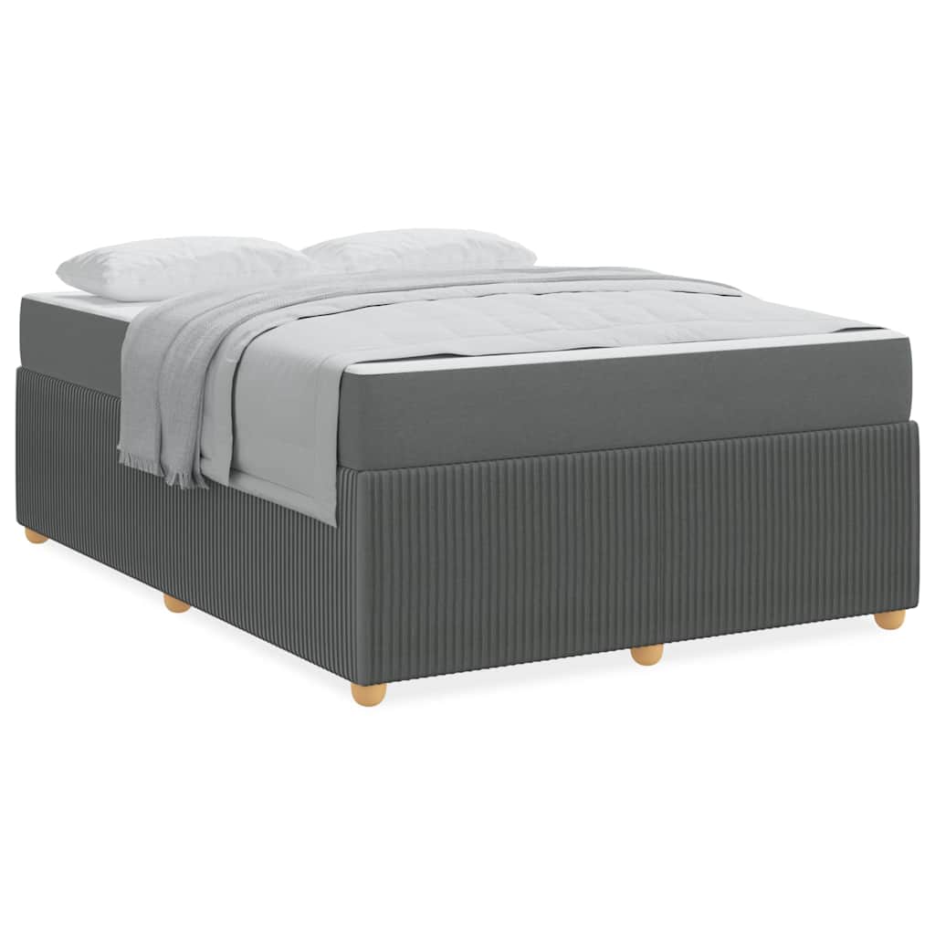 Bedframe Anders Donkergrijs 140 x 200 cm Stof