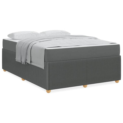 Bedframe Anders Donkergrijs 140 x 200 cm Stof