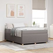 Bedframe taupe 140x200 cm stof