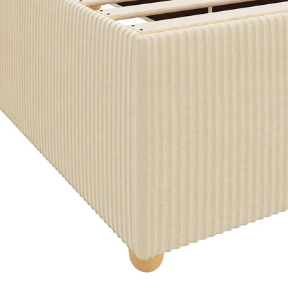 Bedframe Anders Crème 140 x 200 cm Stof