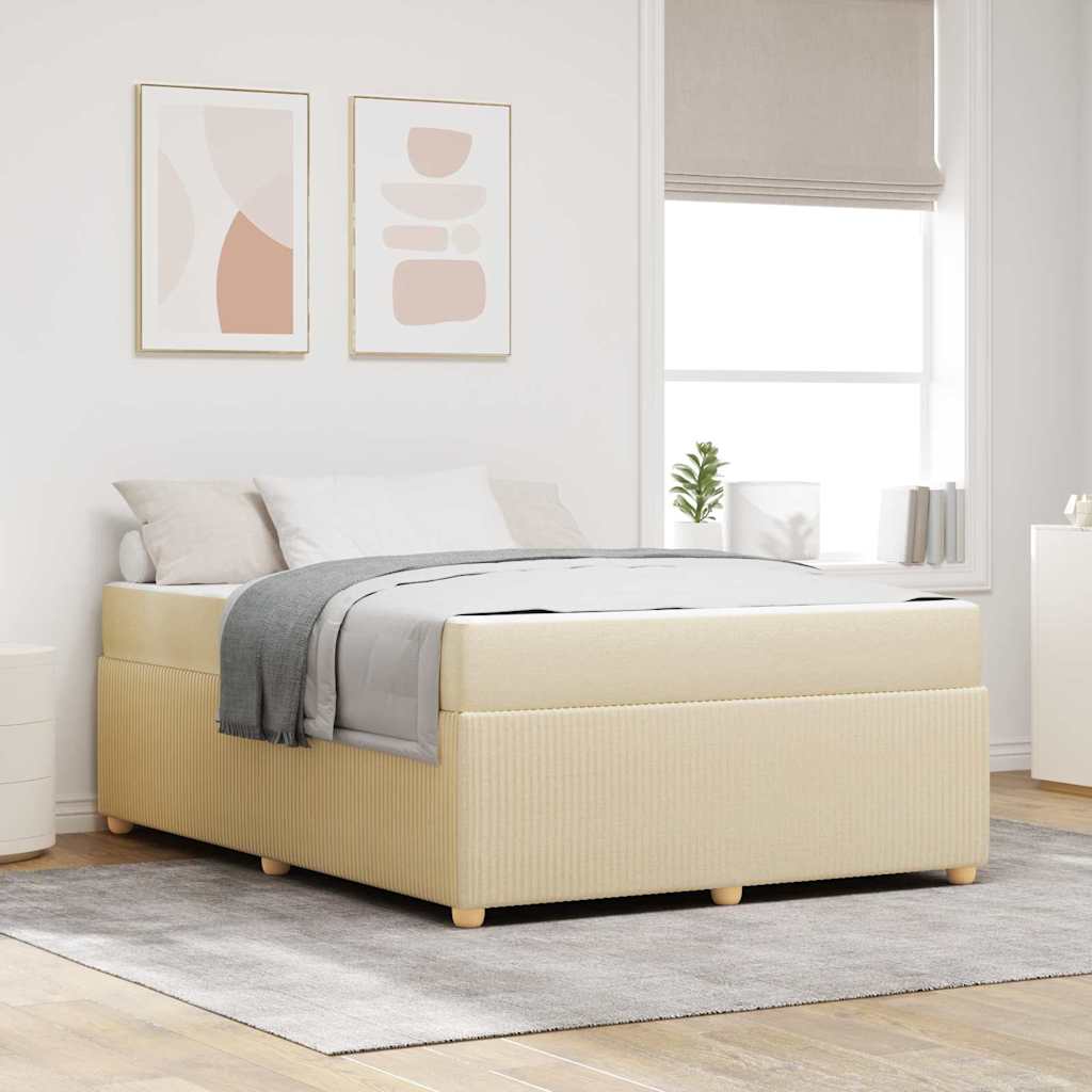 Bedframe Anders Crème 140 x 200 cm Stof