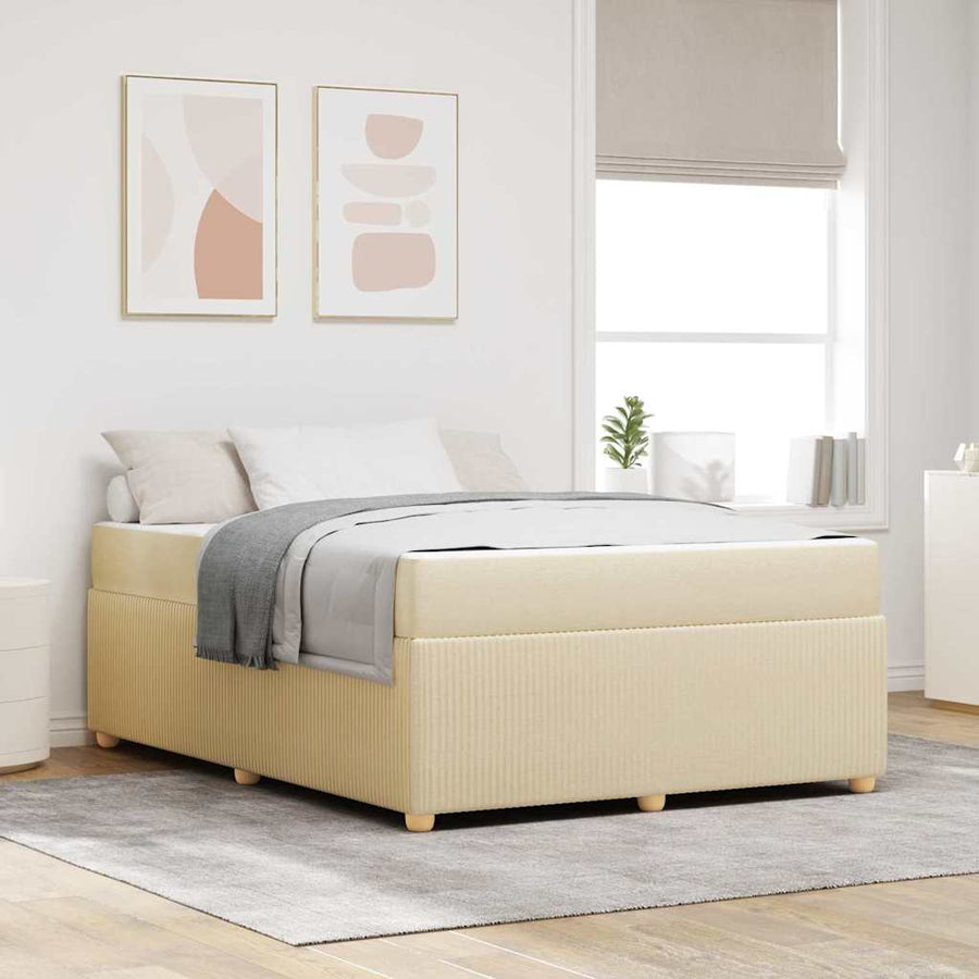 Bedframe Anders Crème 140 x 200 cm Stof