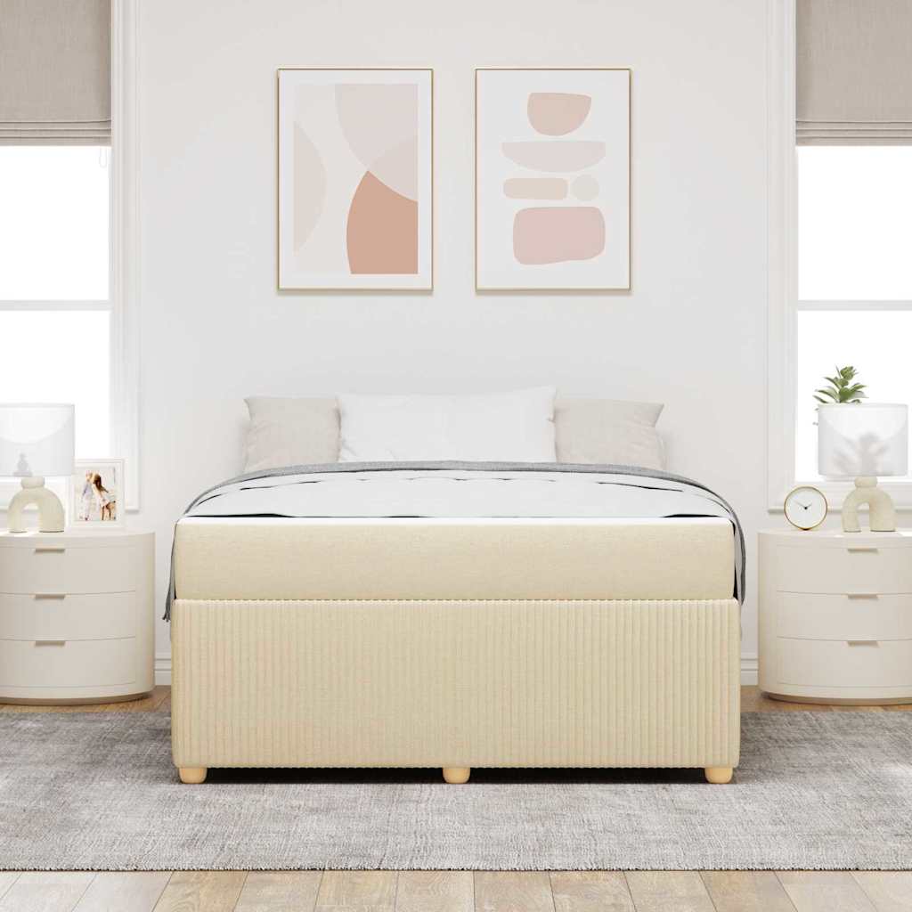 Bedframe Anders Crème 140 x 200 cm Stof