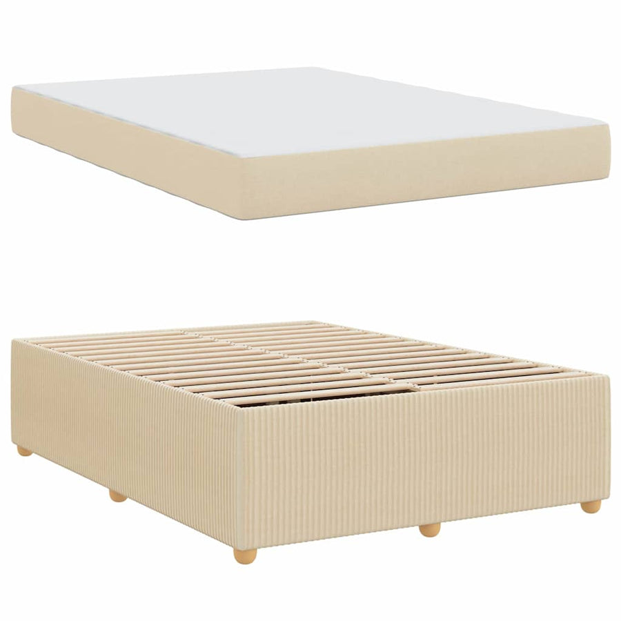 Bedframe Anders Crème 140 x 200 cm Stof