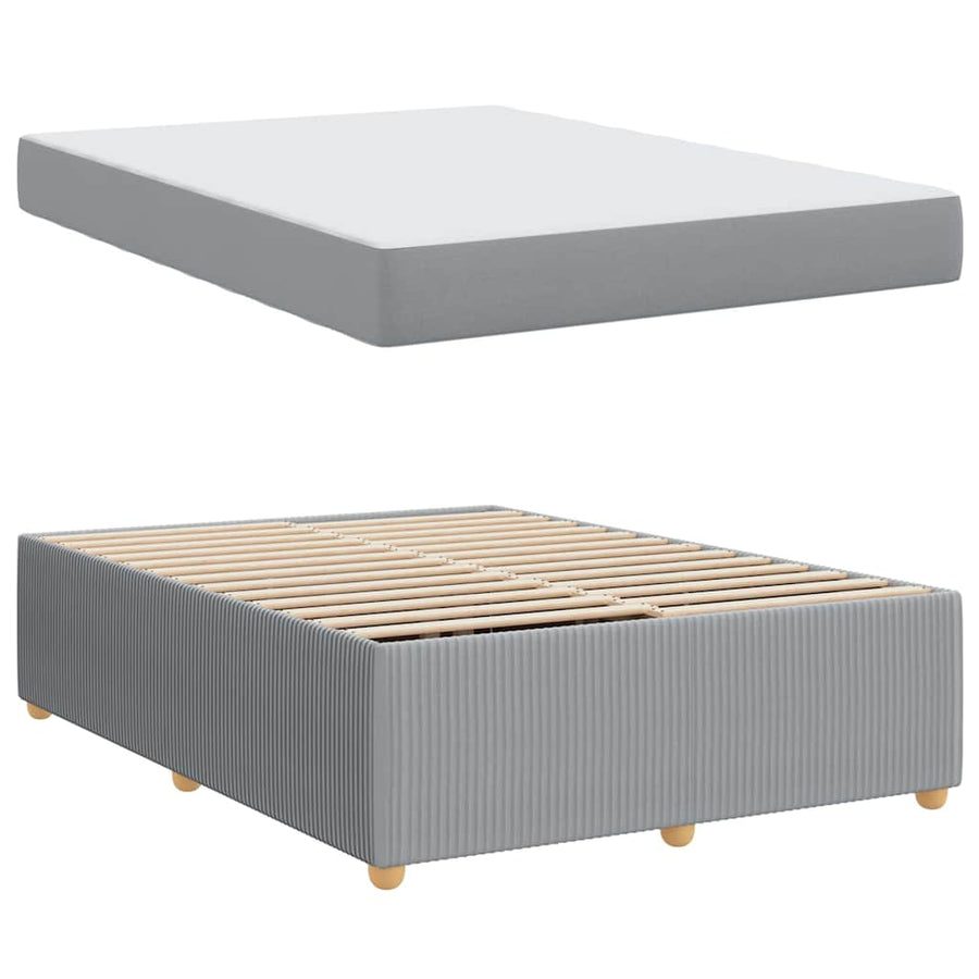 Bedframe Anders Lichtgrijs 160 x 200 cm Stof