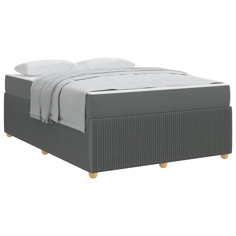 Bedframe Anders Donkergrijs 160 x 200 cm Stof
