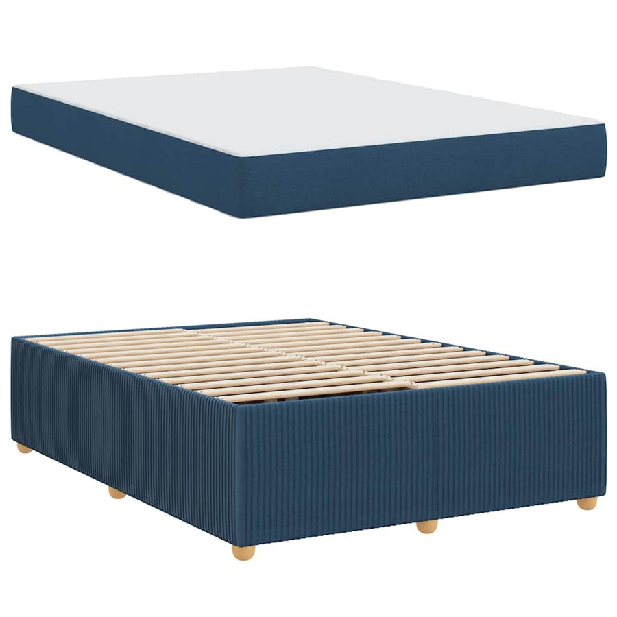 Bedframe Anders Blauw 160 x 200 cm Stof