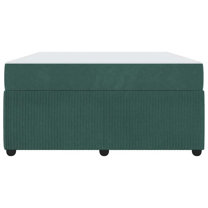 Bedframe met matras Anders Donkergroen 160 x 200 cm Fluweel