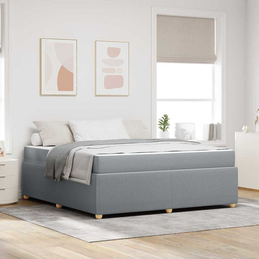 Bedframe Anders Lichtgrijs 180 x 200 cm Stof