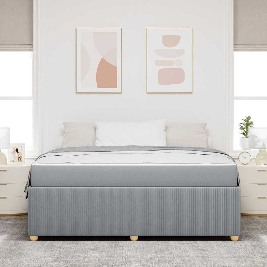 Bedframe Anders Lichtgrijs 180 x 200 cm Stof