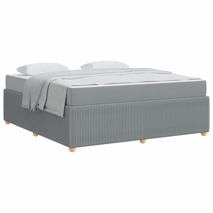 Bedframe Anders Lichtgrijs 180 x 200 cm Stof