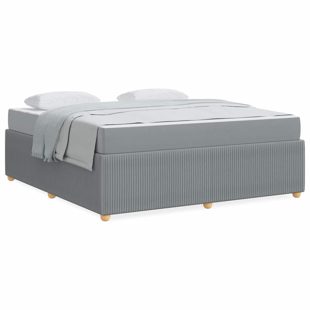 Bedframe Anders Lichtgrijs 180 x 200 cm Stof