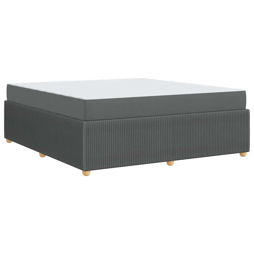 Bedframe Anders Donkergrijs 180 x 200 cm Stof