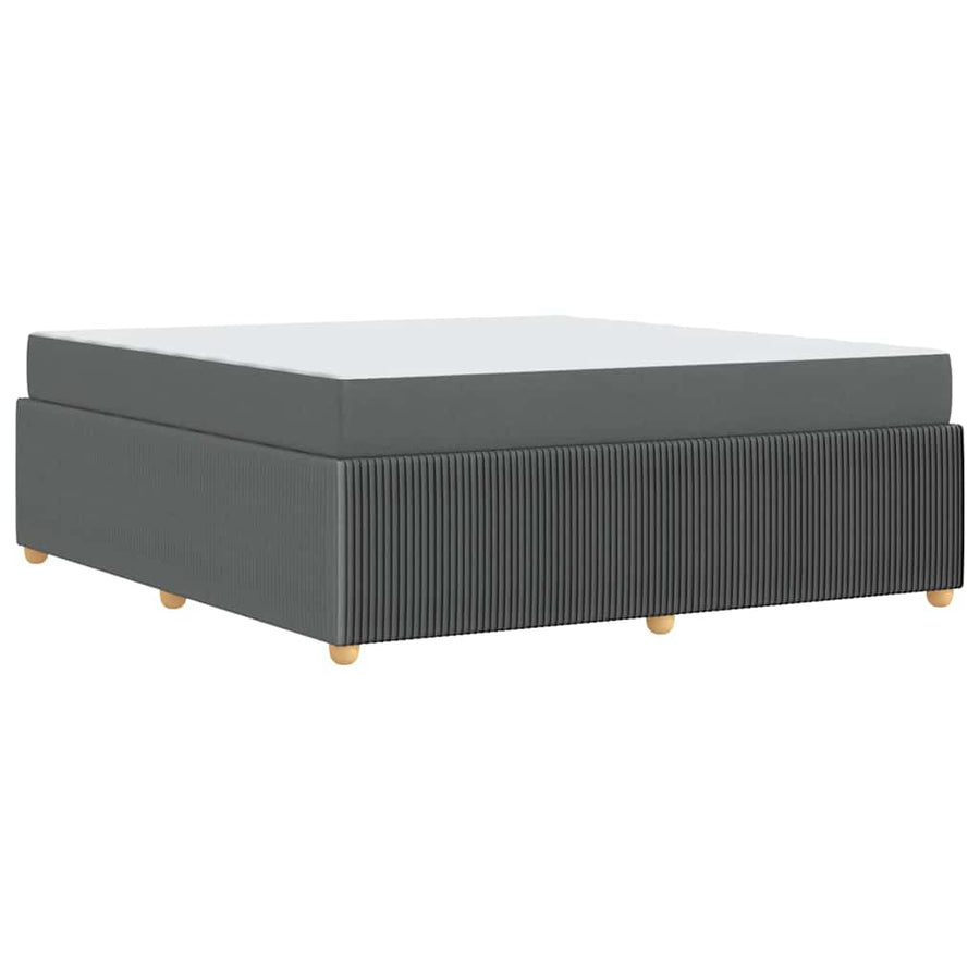 Bedframe Anders Donkergrijs 180 x 200 cm Stof