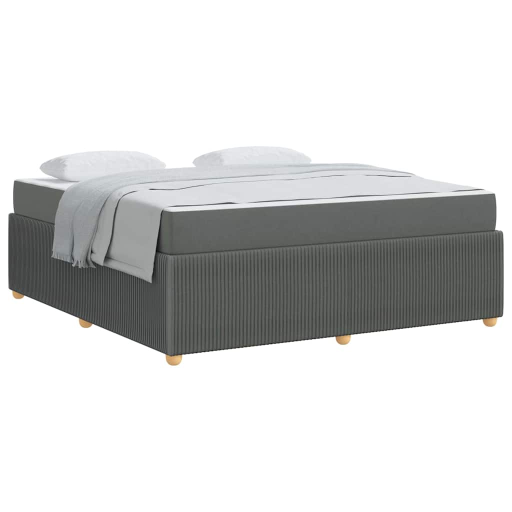 Bedframe Anders Donkergrijs 180 x 200 cm Stof