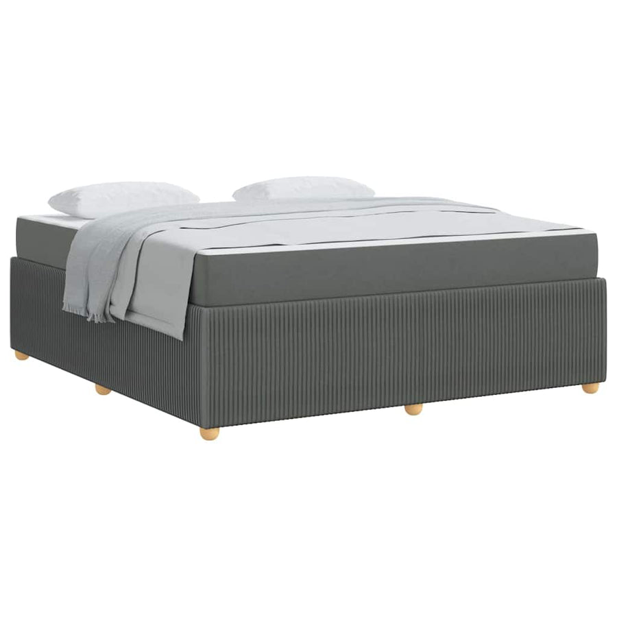 Bedframe Anders Donkergrijs 180 x 200 cm Stof