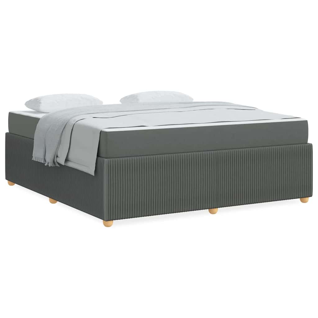 Bedframe Anders Donkergrijs 180 x 200 cm Stof