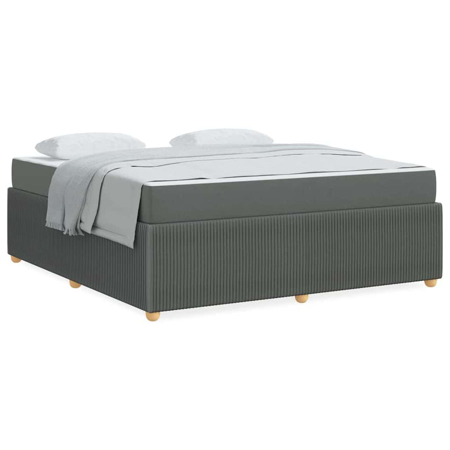 Bedframe Anders Donkergrijs 180 x 200 cm Stof