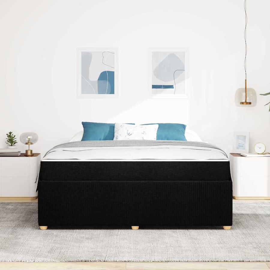 Bedframe Anders Zwart 180 x 200 cm Stof