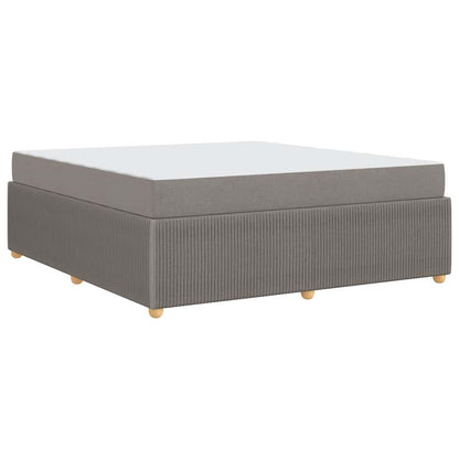 Bedframe met matras met matras Taupe 180 x 200 cm Stof