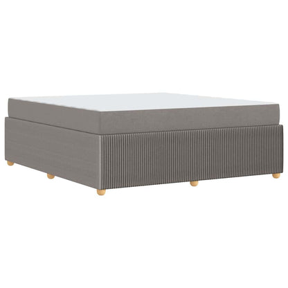 Bedframe met matras met matras Taupe 180 x 200 cm Stof