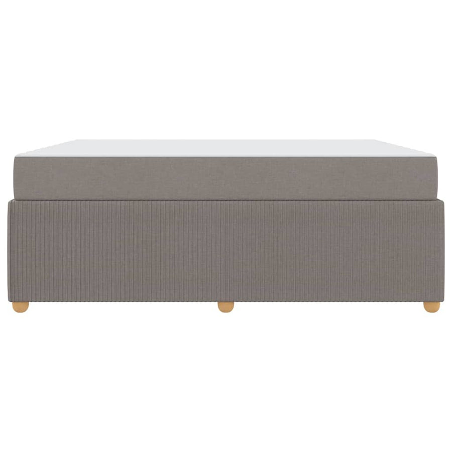 Bedframe met matras met matras Taupe 180 x 200 cm Stof
