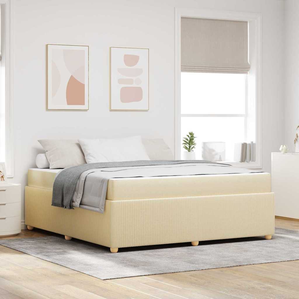Bedframe Anders Crème 180 x 200 cm Stof