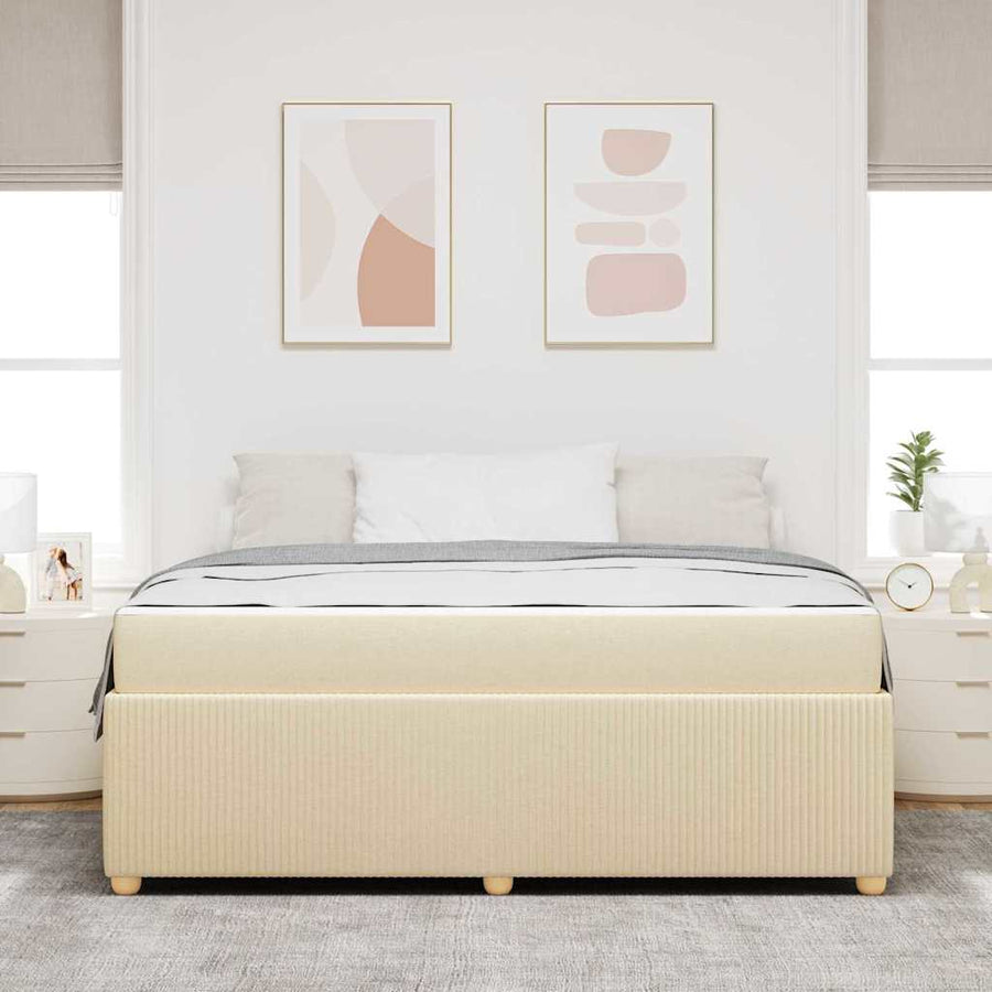 Bedframe Anders Crème 180 x 200 cm Stof