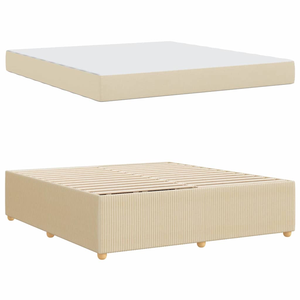Bedframe Anders Crème 180 x 200 cm Stof