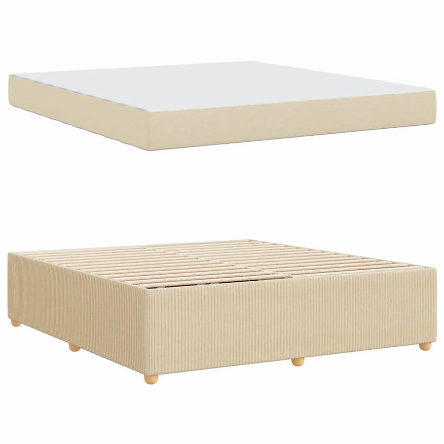 Bedframe Anders Crème 180 x 200 cm Stof