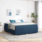 Bedframe 180x200 cm stof blauw
