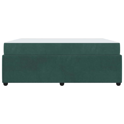 Bedframe met matras Anders Donkergroen 180 x 200 cm Fluweel