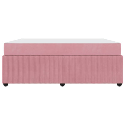 Bedframe met matras Anders Roze 180 x 200 cm Fluweel