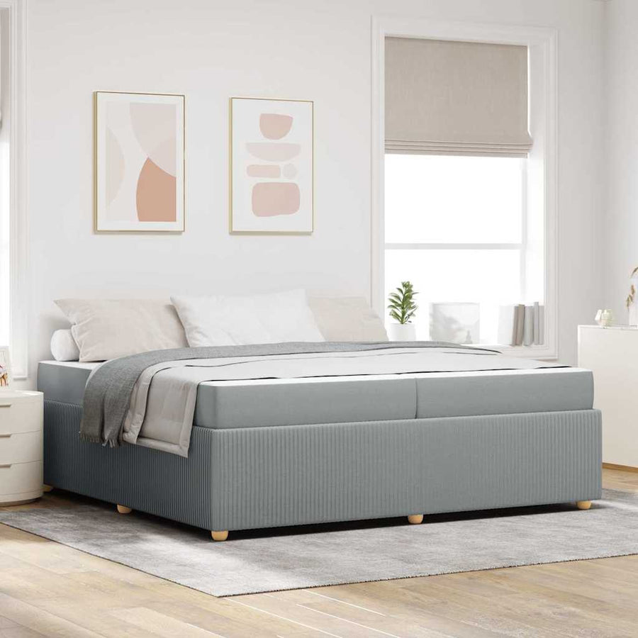 Bedframe Anders Lichtgrijs 200 x 200 cm Stof