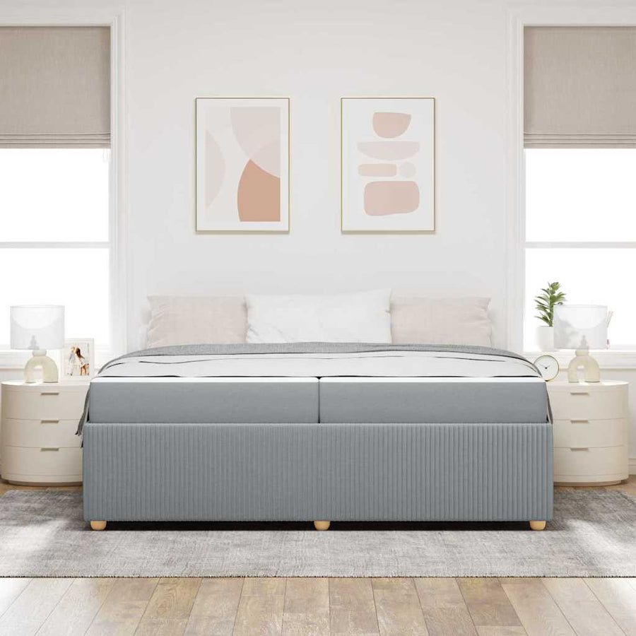 Bedframe Anders Lichtgrijs 200 x 200 cm Stof