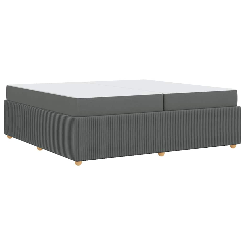 Bedframe Anders Donkergrijs 200 x 200 cm Stof