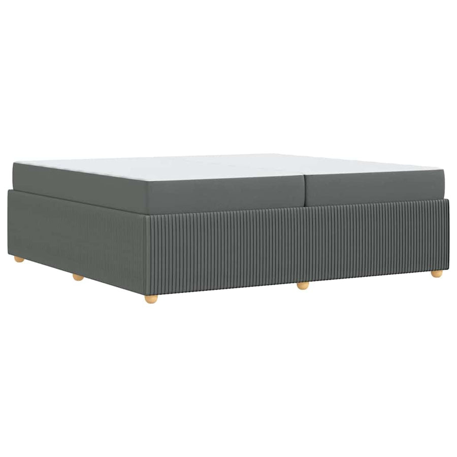 Bedframe Anders Donkergrijs 200 x 200 cm Stof