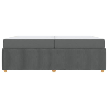 Bedframe Anders Donkergrijs 200 x 200 cm Stof