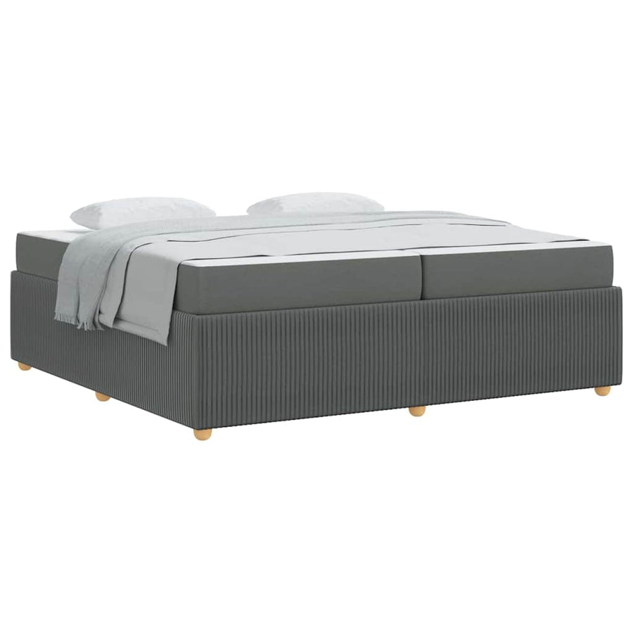 Bedframe Anders Donkergrijs 200 x 200 cm Stof