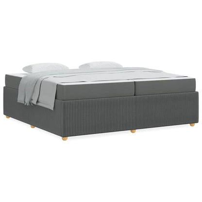 Bedframe Anders Donkergrijs 200 x 200 cm Stof