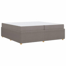 Bedframe met matras met matras Taupe 200 x 200 cm Stof